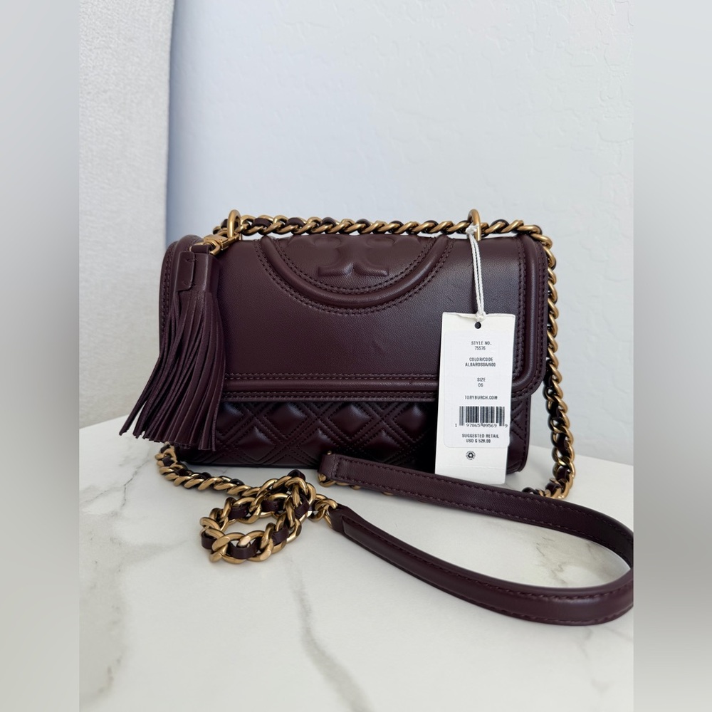 Tory Burch Small Fleming Quilted Convertible Shoulder Bag